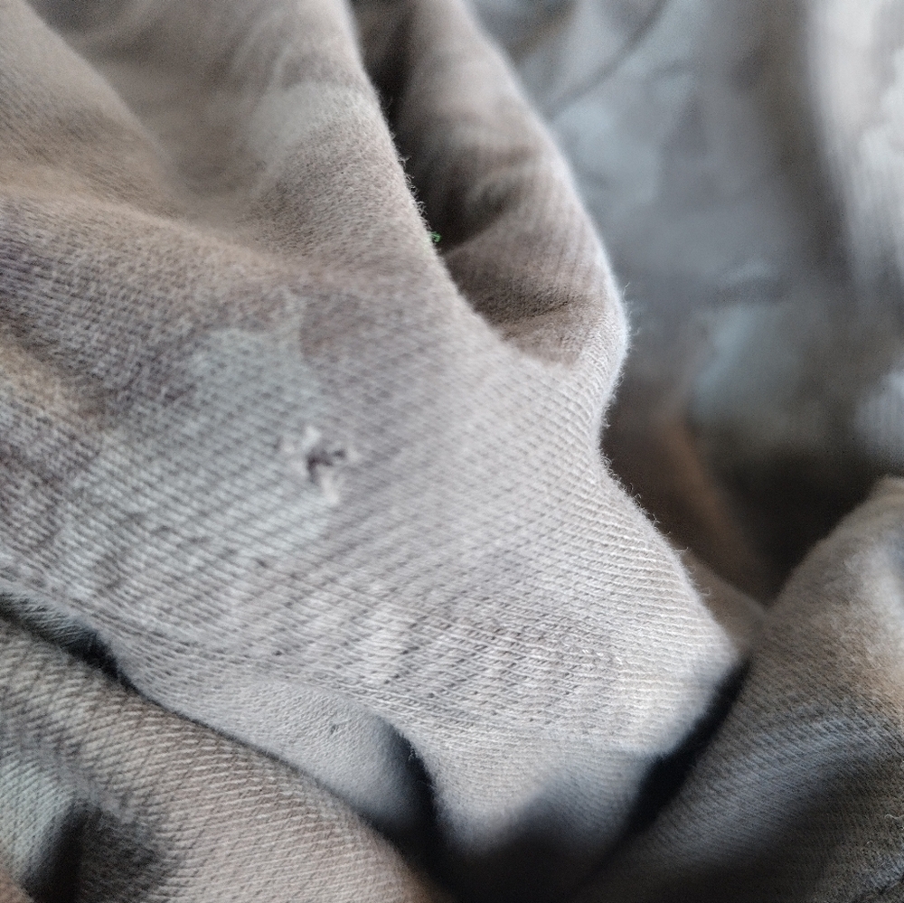 Athleta green camo Farallon sweatshirt hoodie large Tall  athleisure loungewear. - Picture 7 of 11